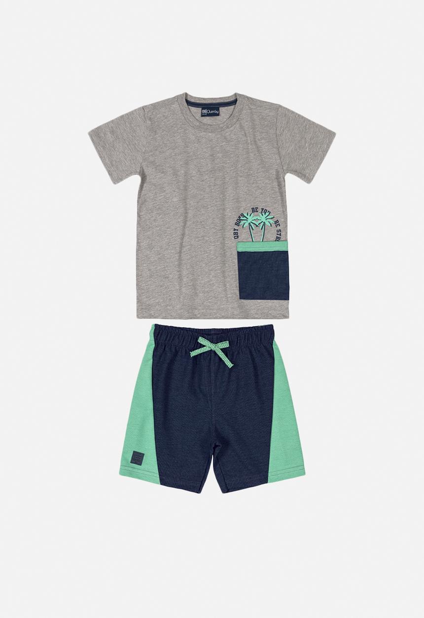 Quimby - T-shirt & shorts set - multi
