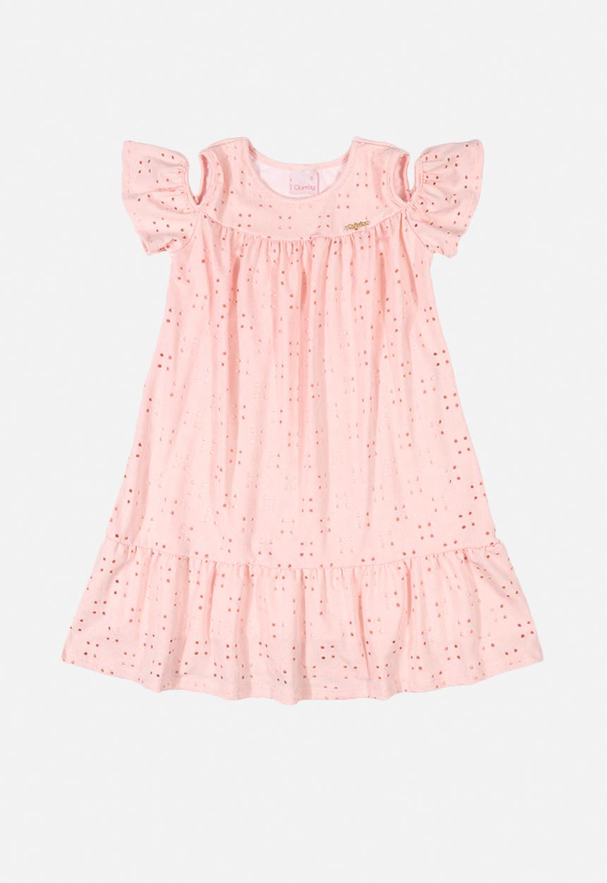 Quimby - Cut out shoulder dress - pink