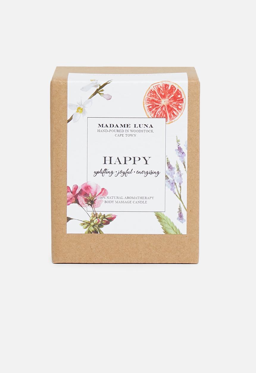Madame Luna - 100% Natural massage candle - happy