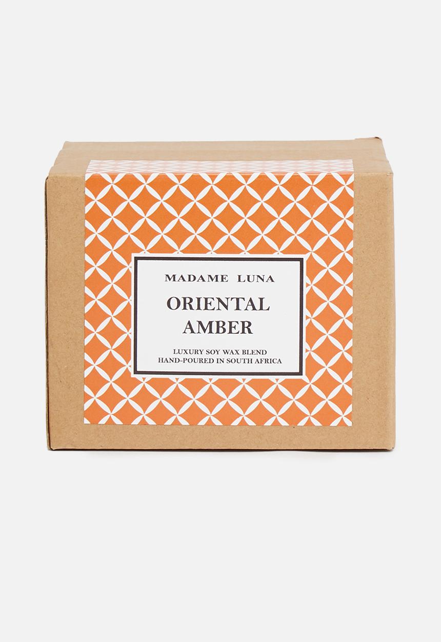 Madame Luna - Double glass candle - oriental amber