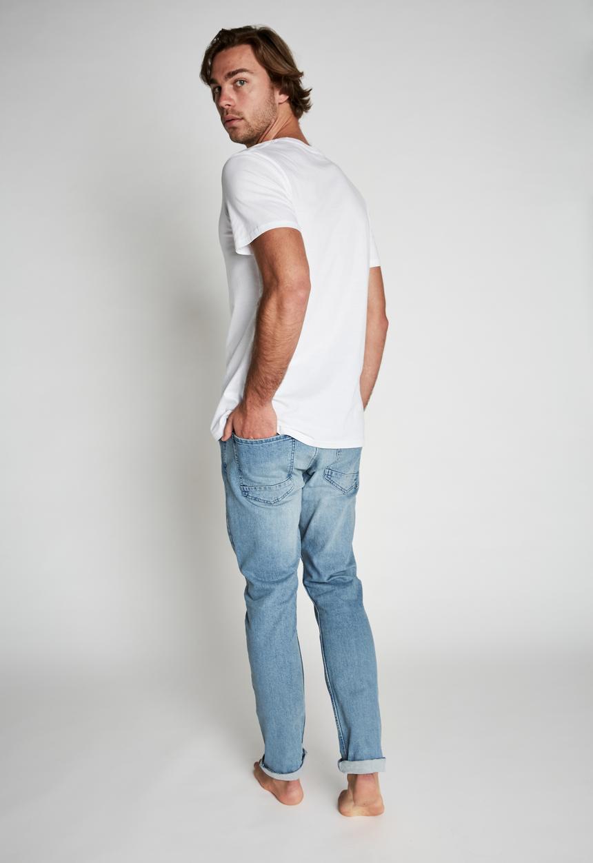 Cotton On - Tapered leg jean - mid blue