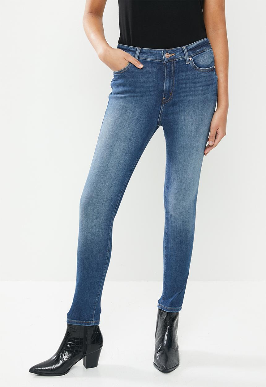 GUESS - Power skinny low rise jeans - blue