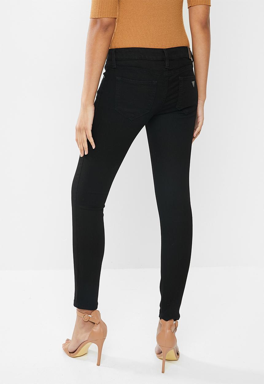 GUESS - Power skinny low - black
