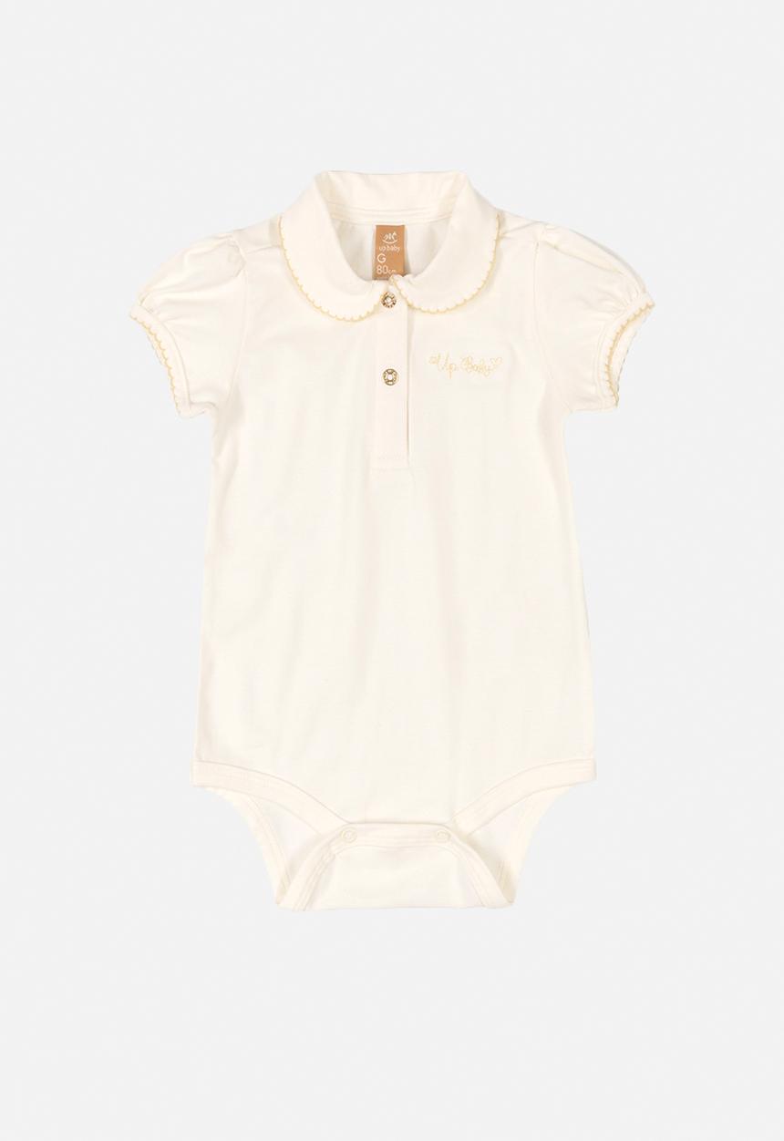 UP Baby - Girls bodysuit - cream