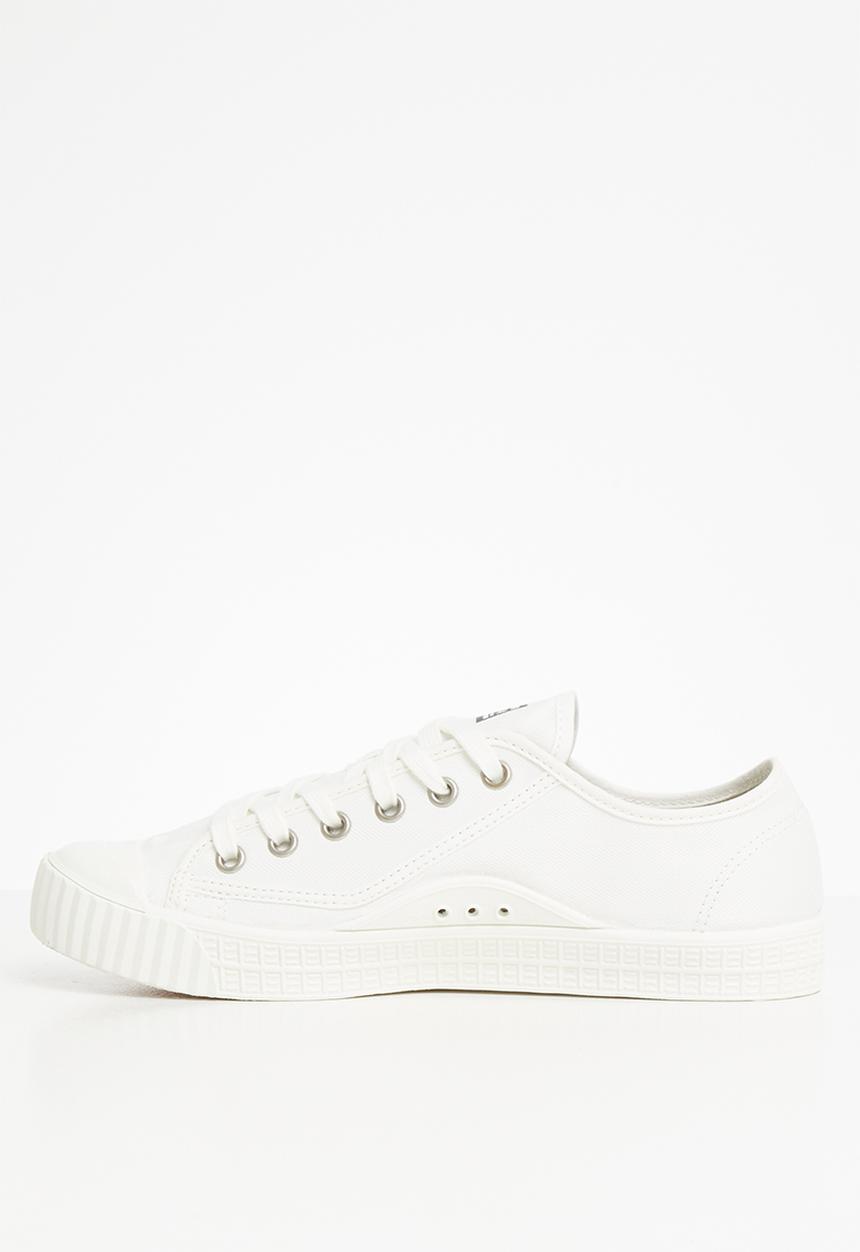 G-STAR - Rovulc low print - heringbone denim - white & black