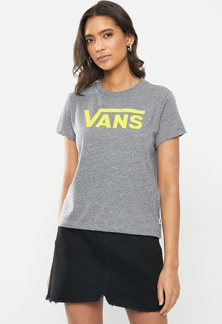 Vans - Flying vans crew tee - grey & yellow