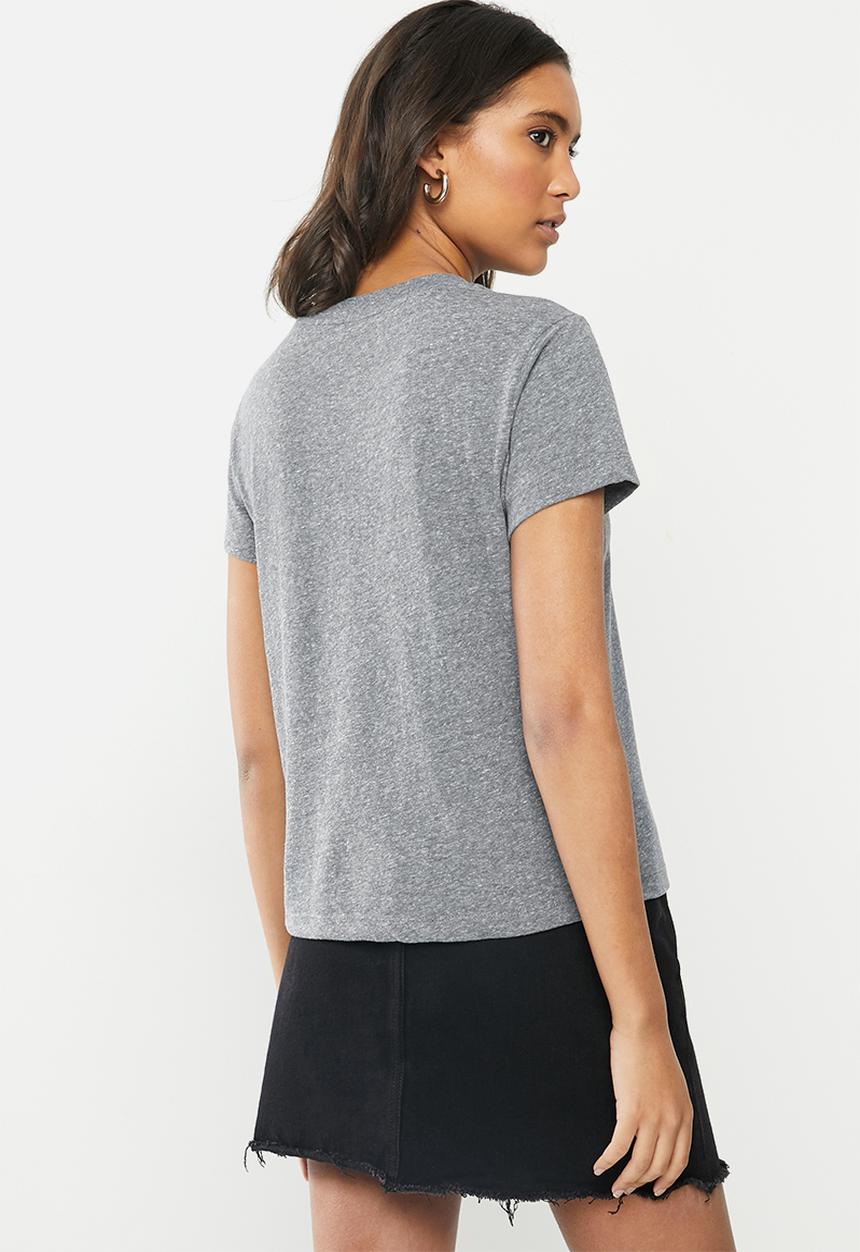 Vans - Flying vans crew tee - grey & yellow