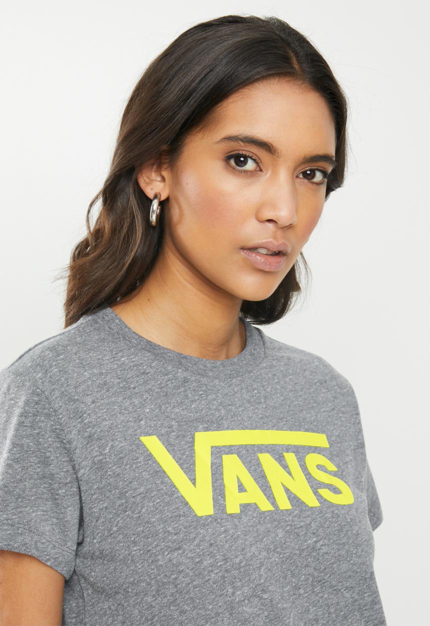 Vans - Flying vans crew tee - grey & yellow