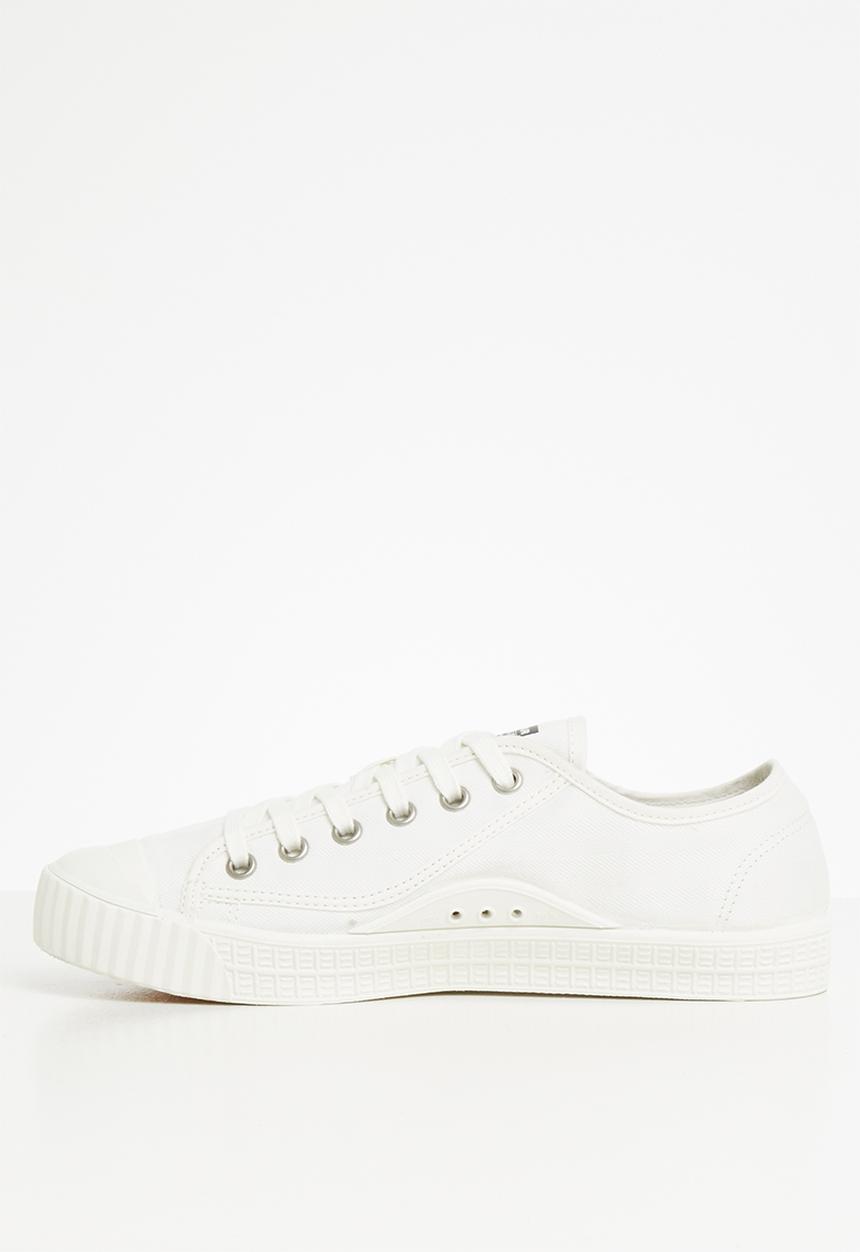 G-STAR - Rovulc low print - heringbone denim - white & sage