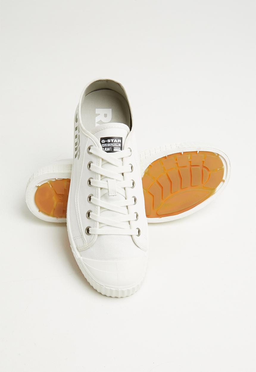 G-STAR - Rovulc low print - heringbone denim - white & sage