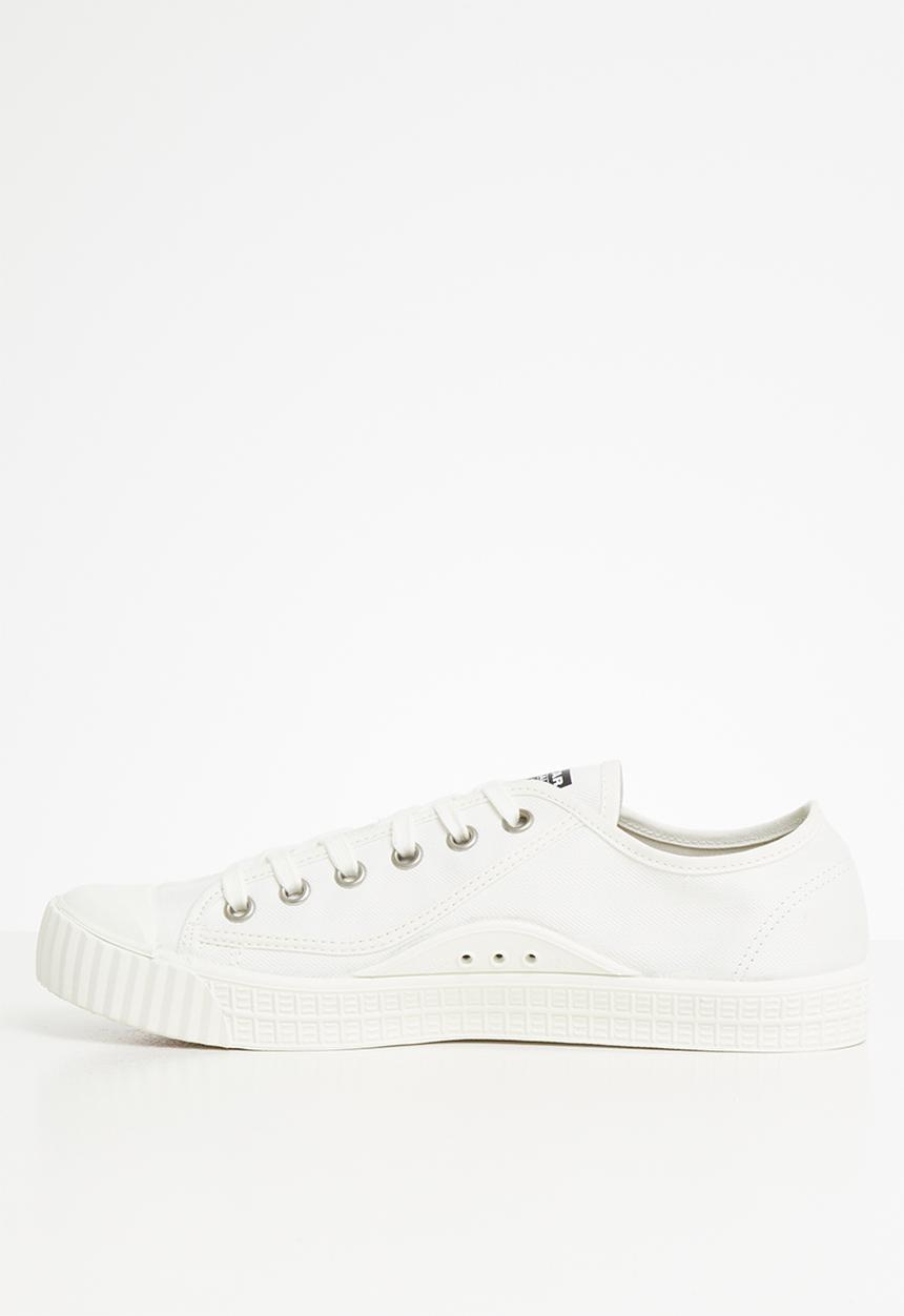 G-STAR - Rovulc low print - heringbone denim - white & red