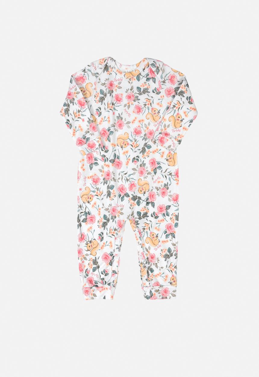 UP Baby - Floral long sleeve romper - multi 