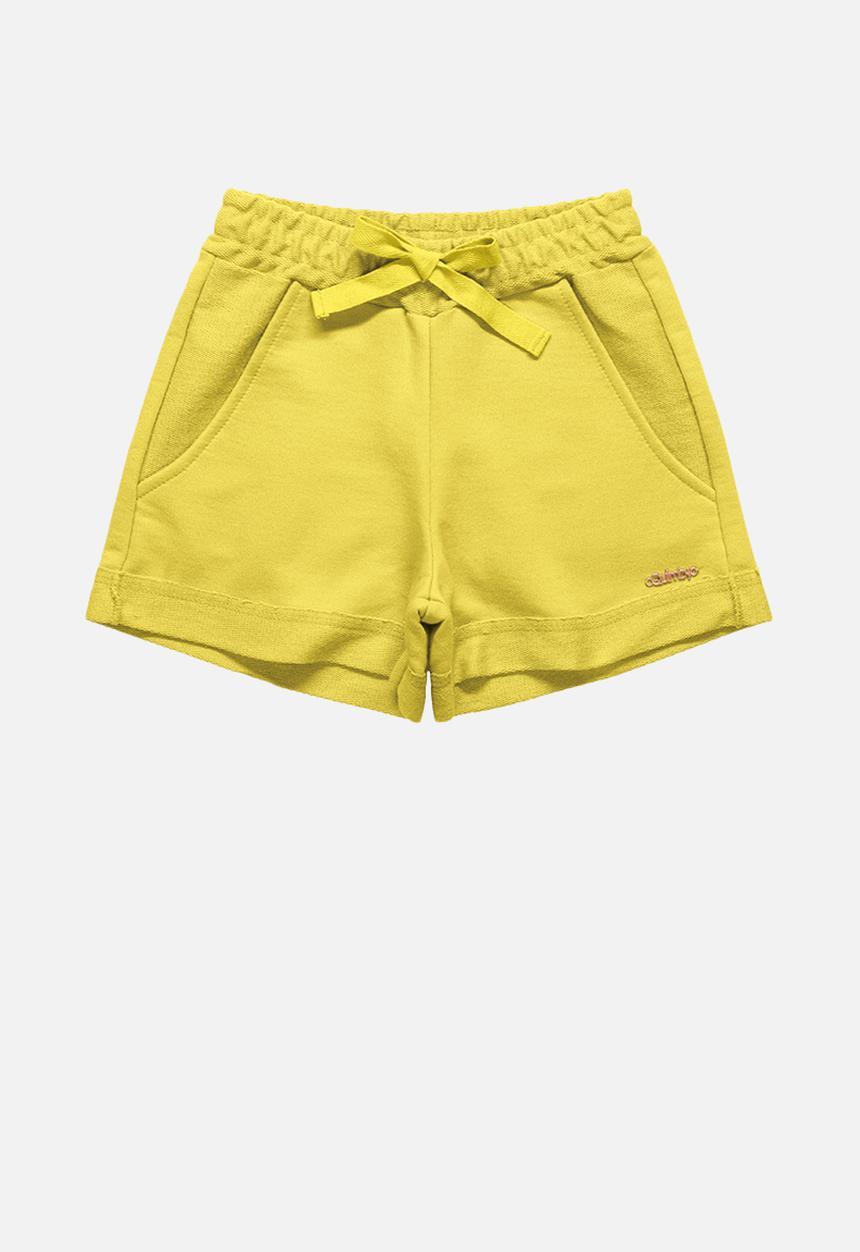 Quimby - Girls sweat shorts - yellow