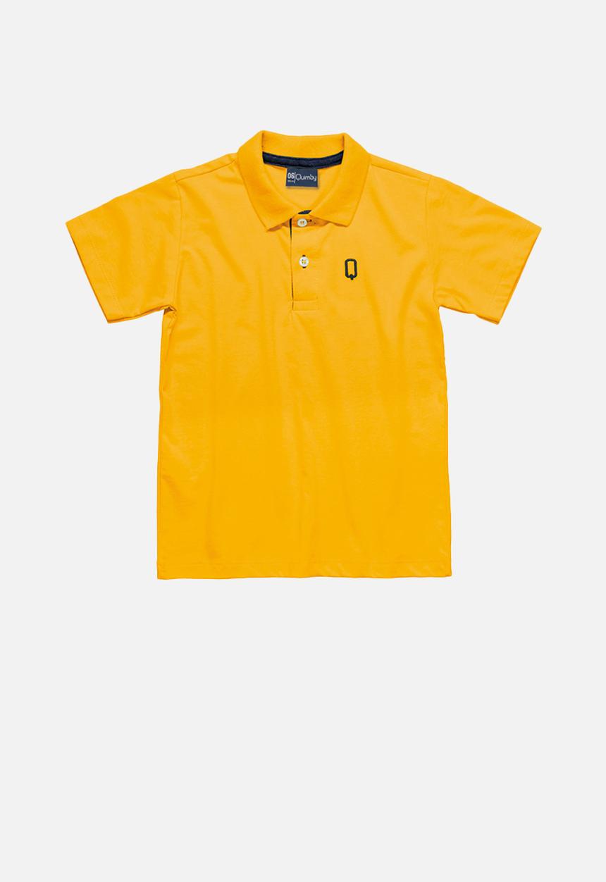 Quimby - Boys polo shirt - dark yellow