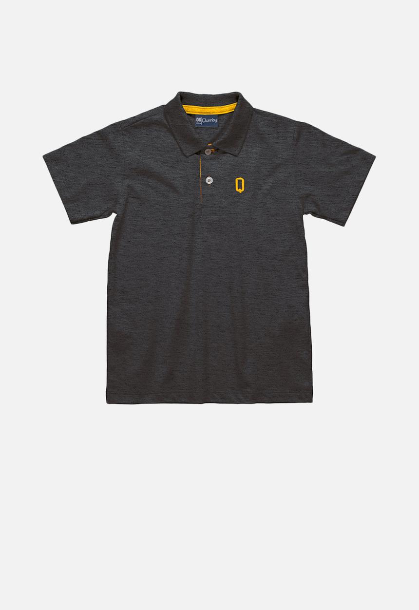 Quimby - Boys polo shirt - dark grey