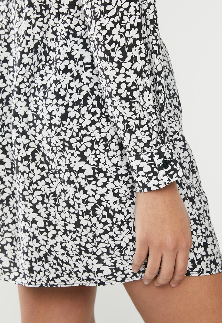 Glamorous - Mini dalmation tunic - black & white