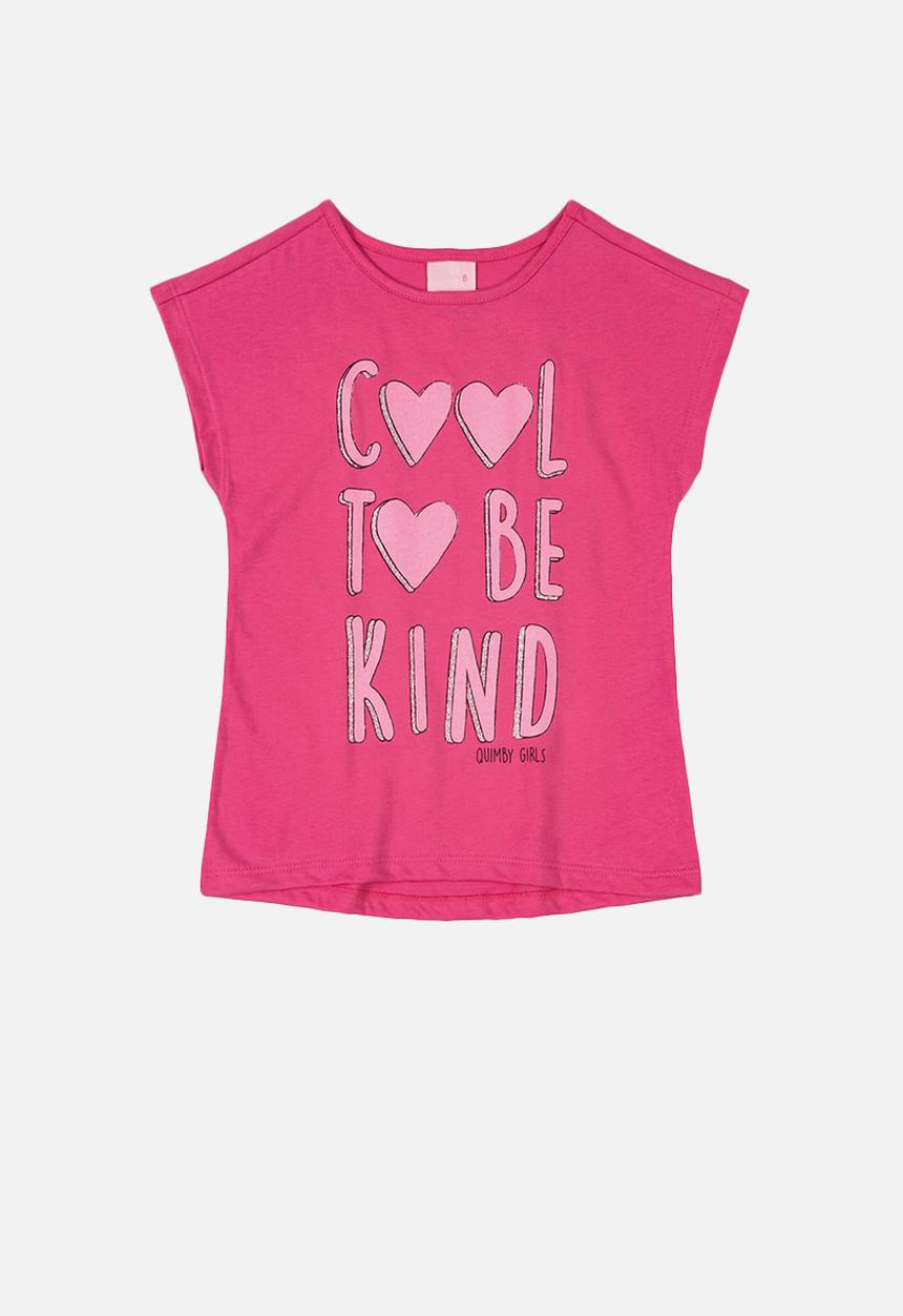 Quimby - Girls printed tank top - pink