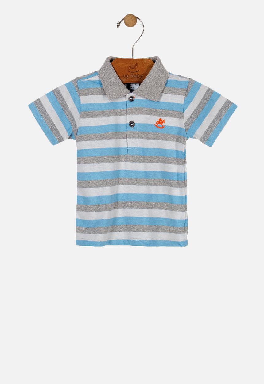 UP Baby - Boys stripe golfer - multi 