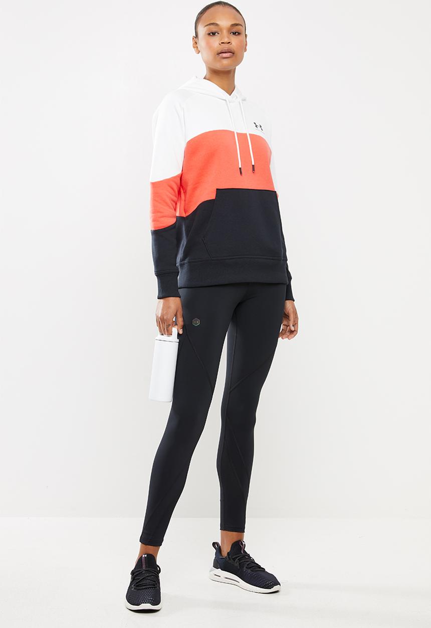 Under Armour - Rival fleece colour block hoodie - multi