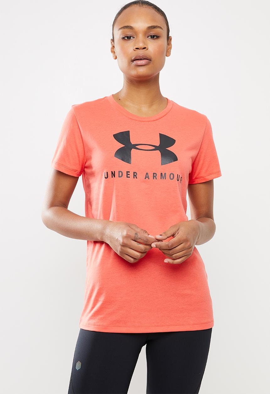 Under Armour - Graphic sportstyle classic crew - coral