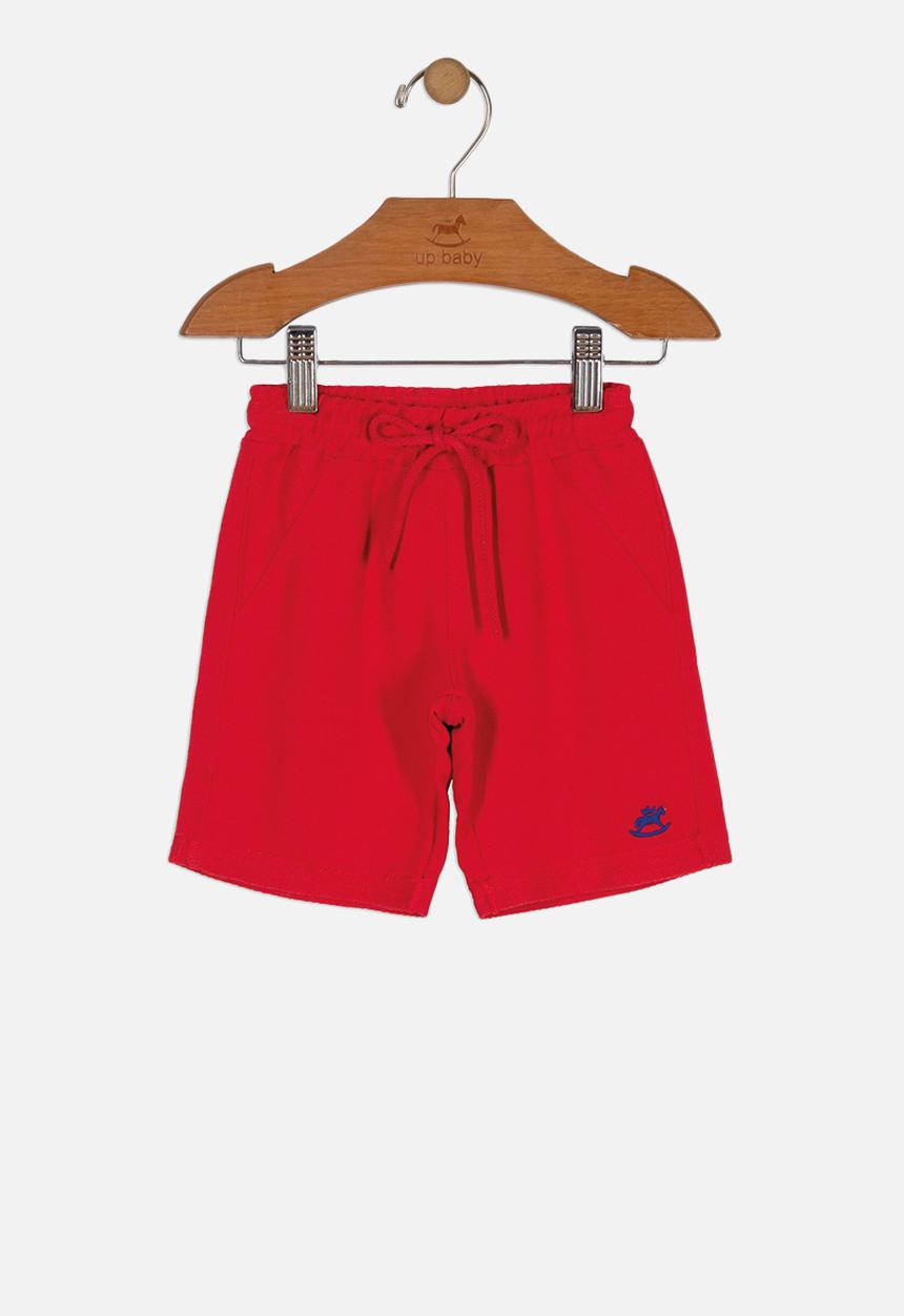 UP Baby - Boys sweat shorts - red
