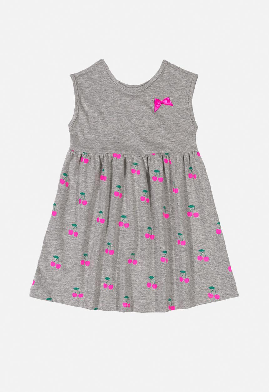 Bee Loop - Sleeveless dress - grey & pink