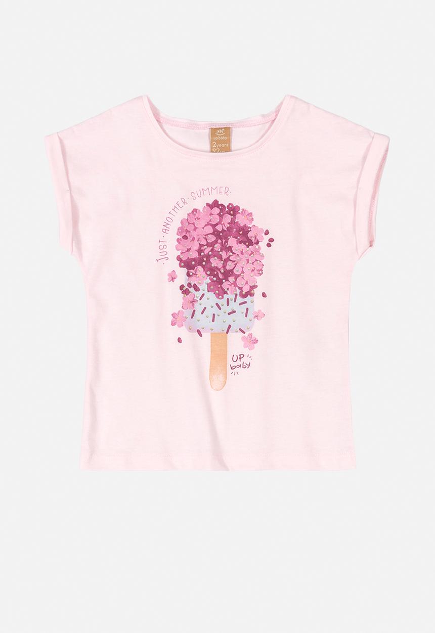 UP Baby - Printed blouse - pink