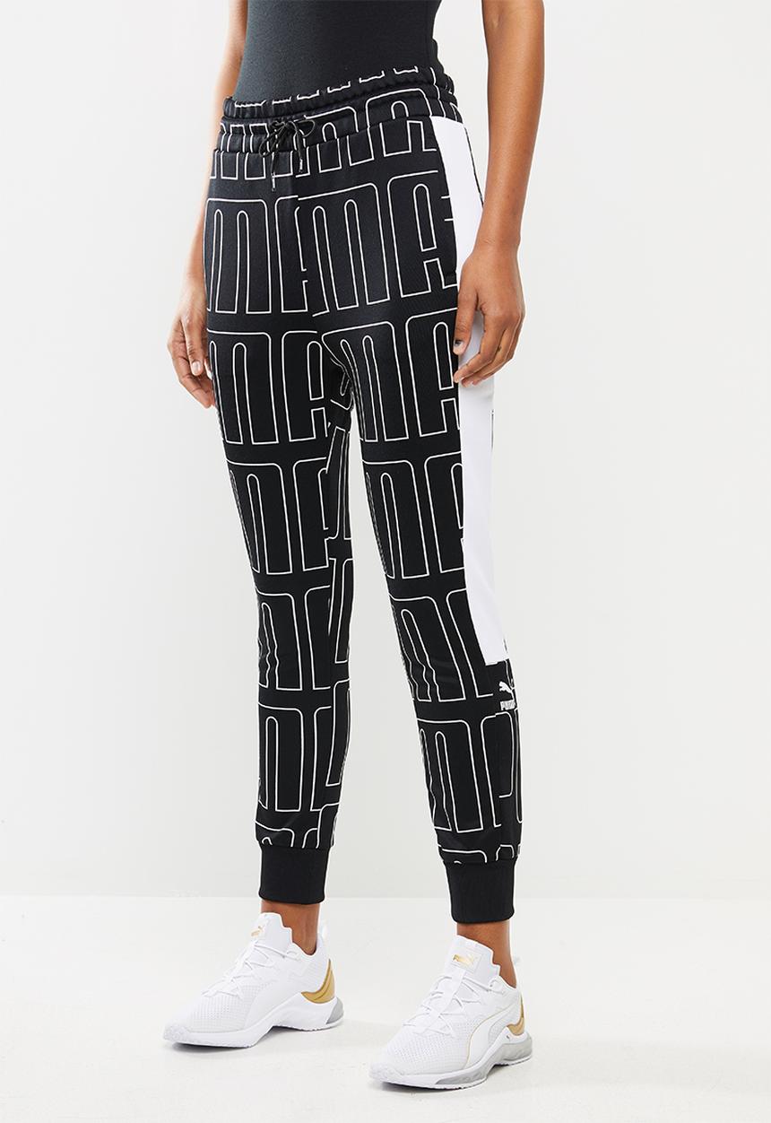 PUMA - Track pant aop - black