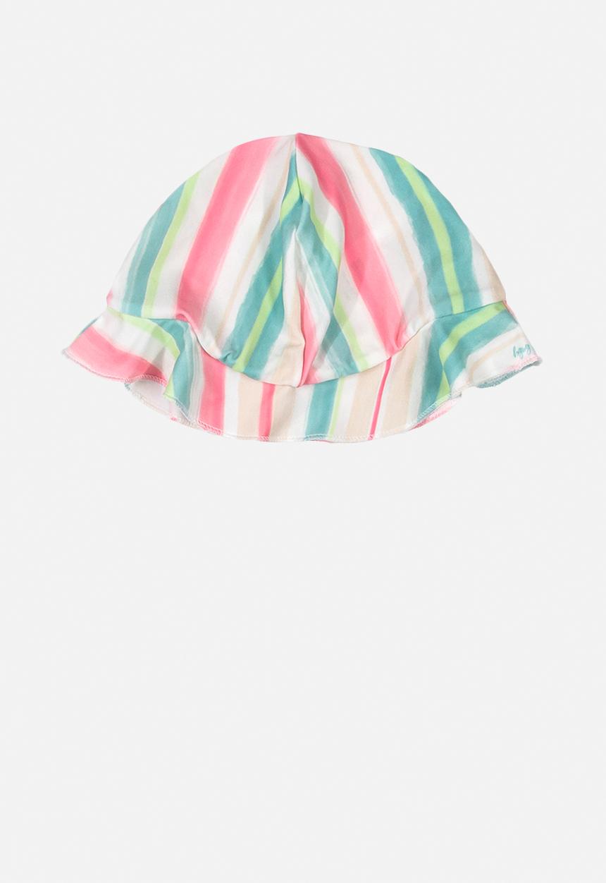 UP Baby - Girls striped beach hat - multi