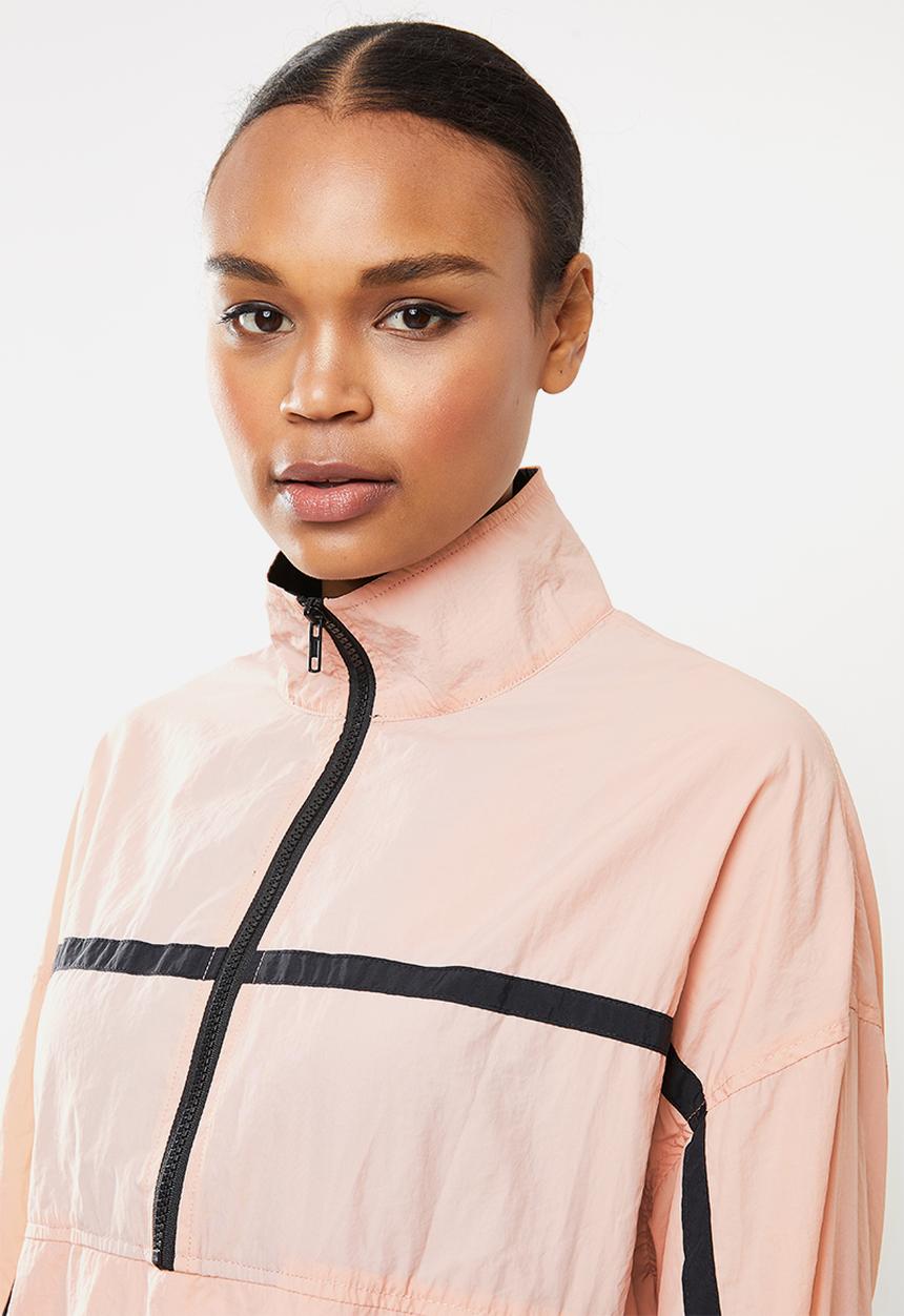 Missguided - Contrast seam windbreaker - pink