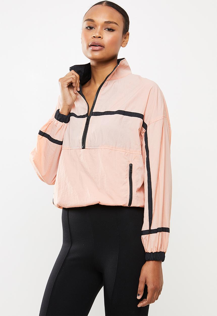 Missguided - Contrast seam windbreaker - pink