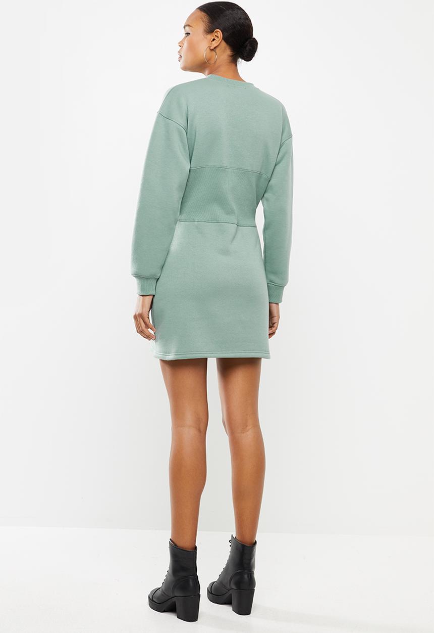 Missguided - Oversized corset sweater dress - mint