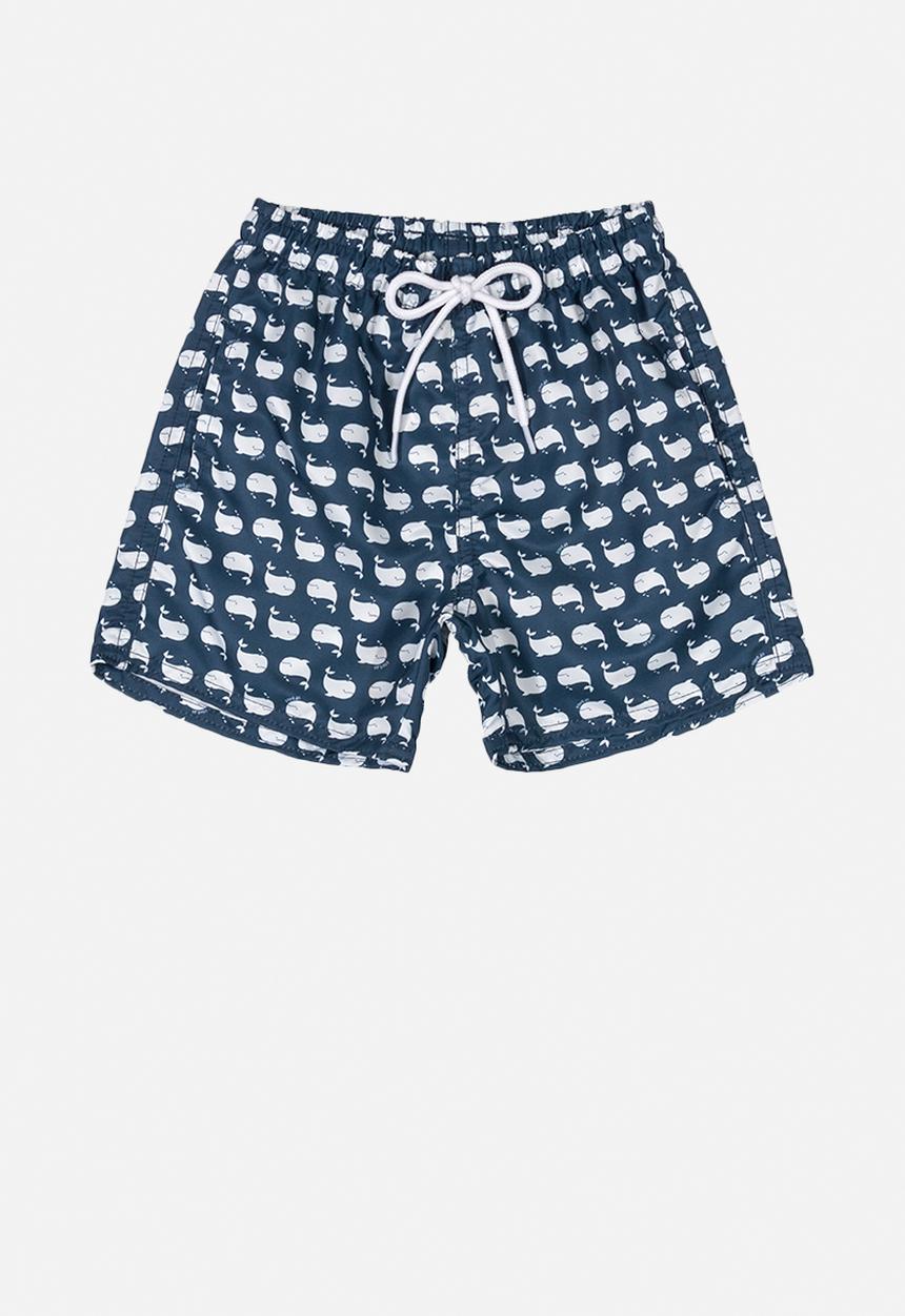 UP Baby - Bermuda swimshorts - navy & white