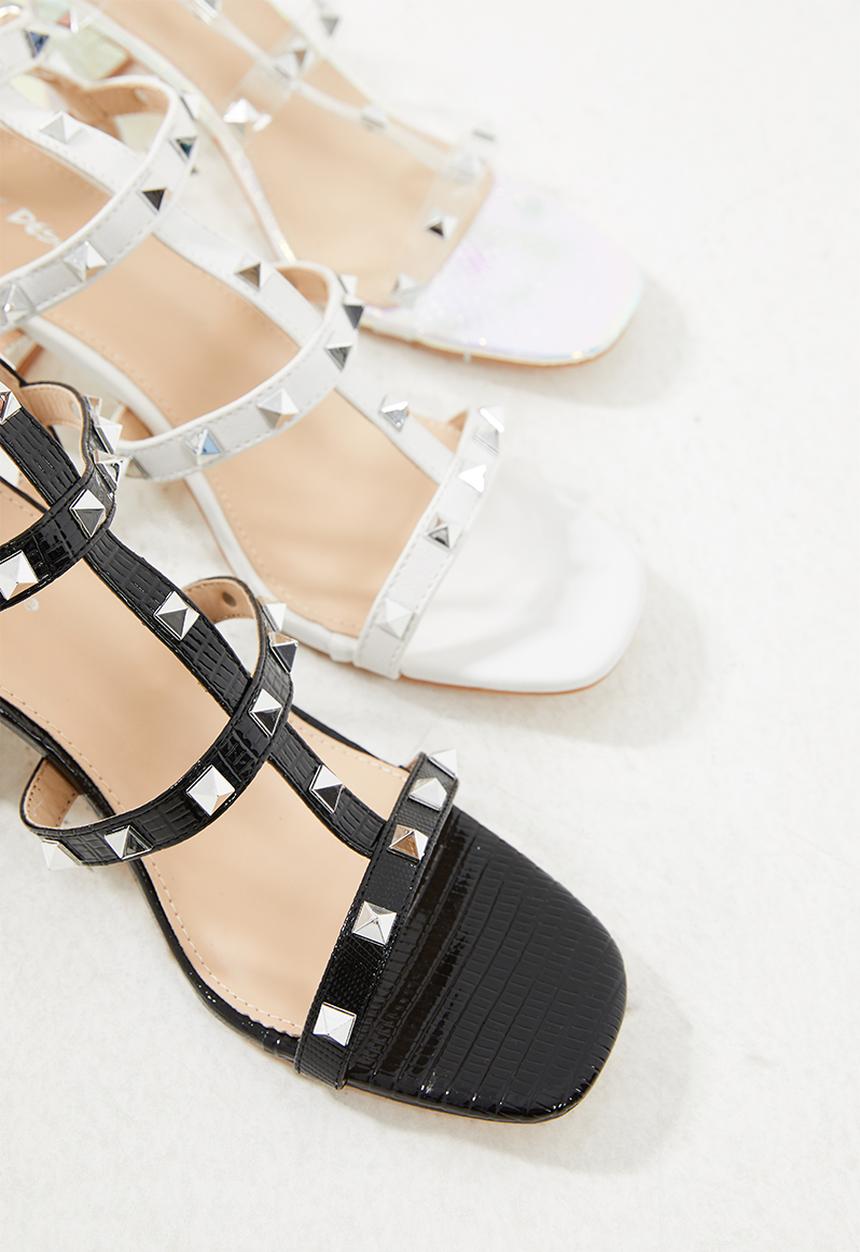 Public Desire - Always low block heel - black