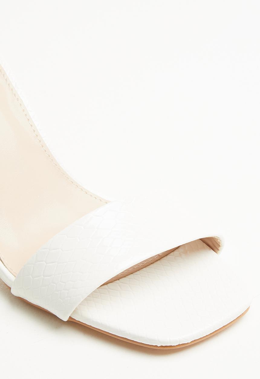 Public Desire - Kara block heel - white