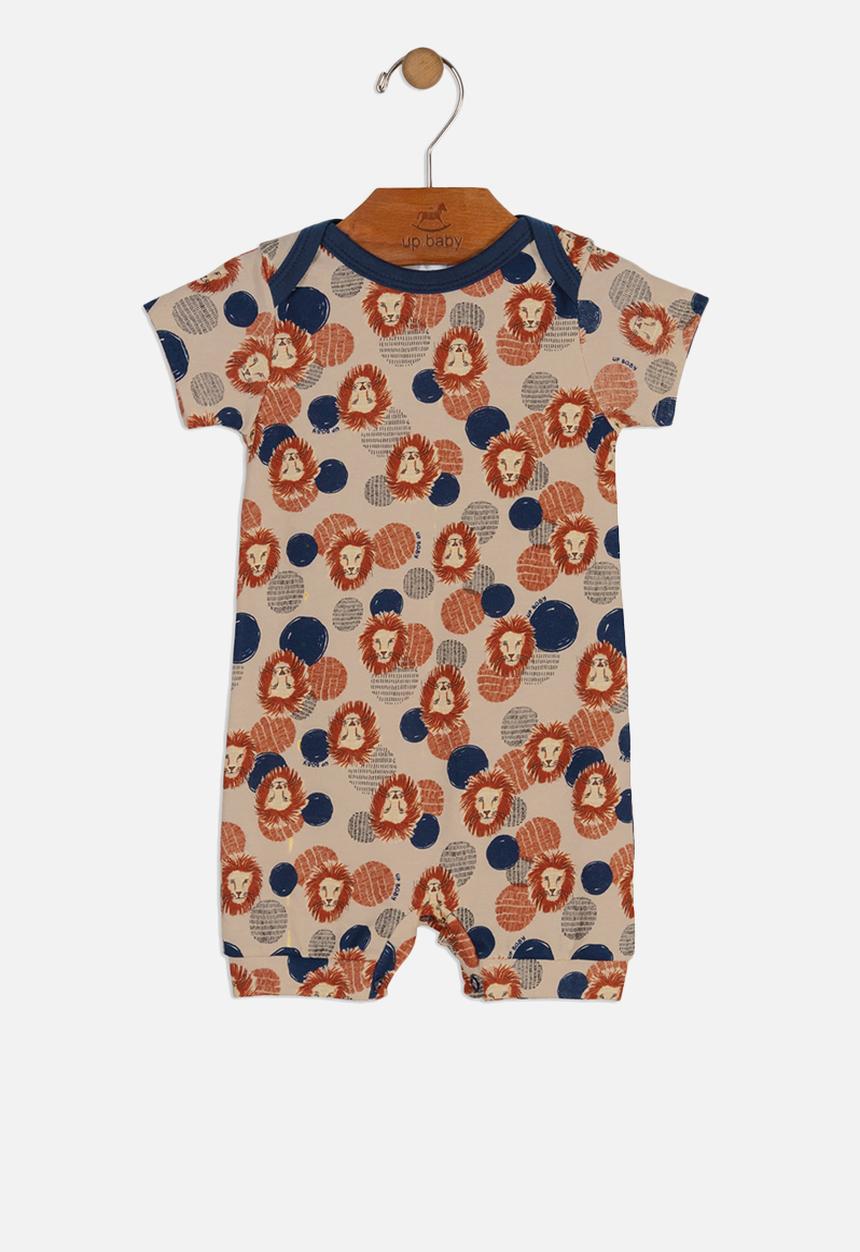 UP Baby - Boys printed romper - multi 