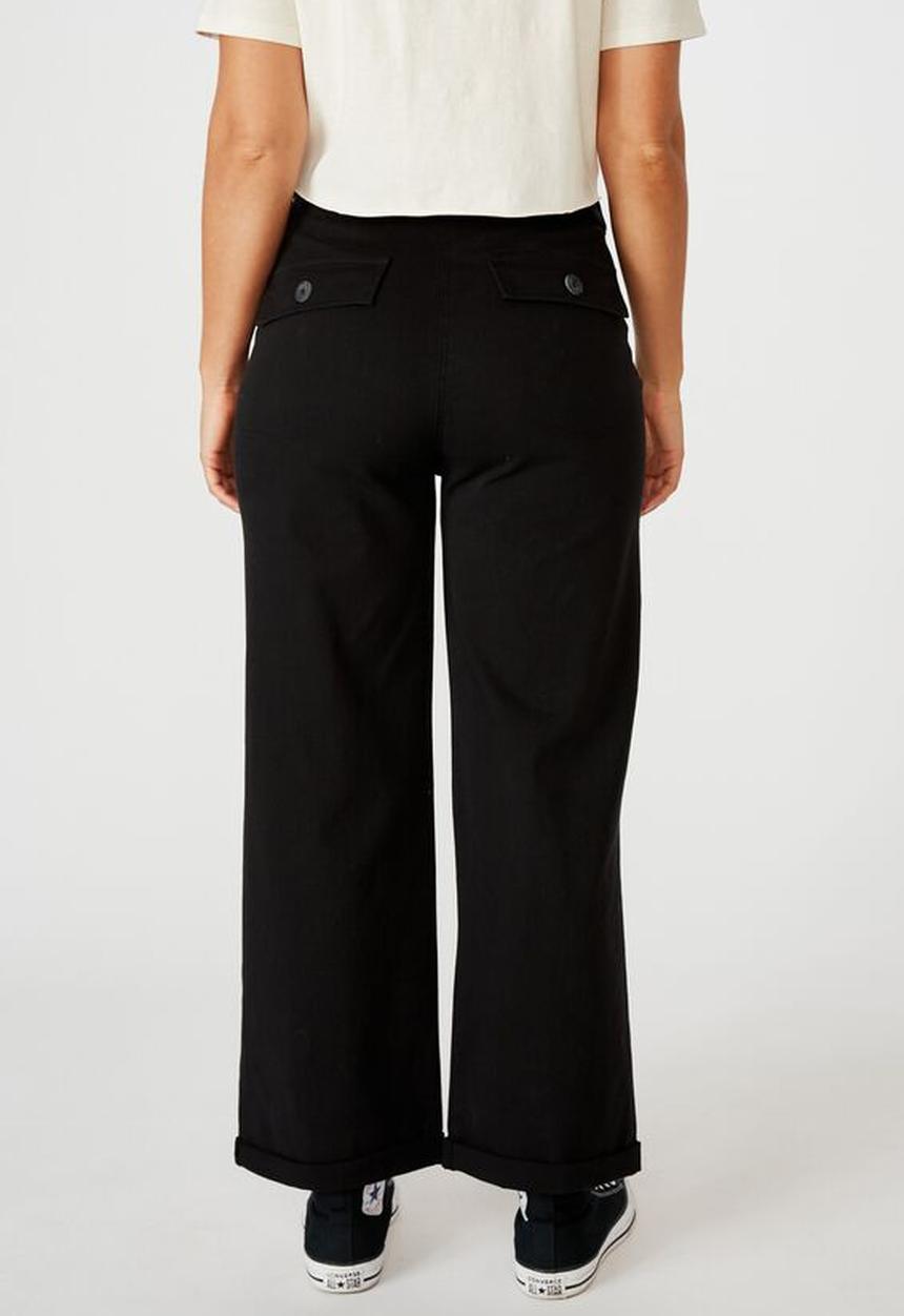 Factorie - Cargo pant - black