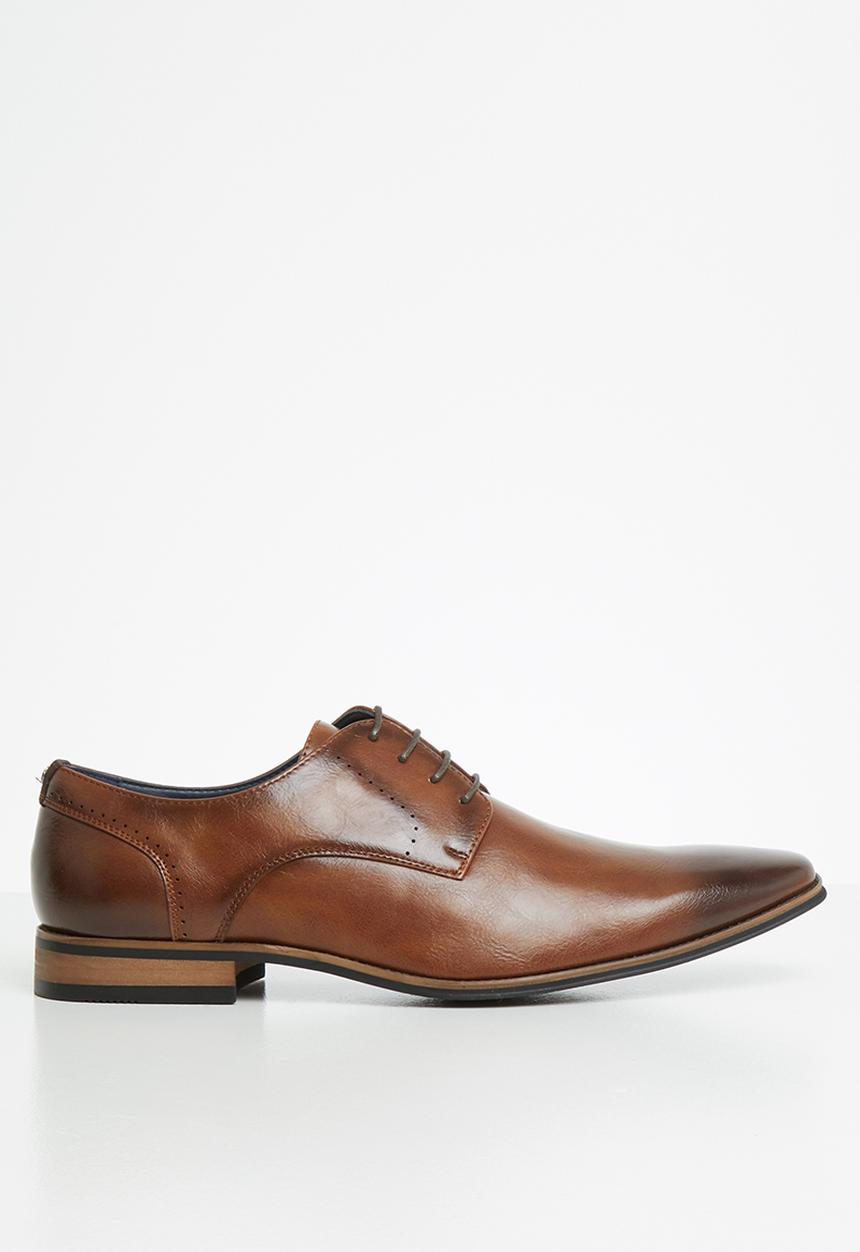 Gino Paoli - Square toe welt lace up - brown