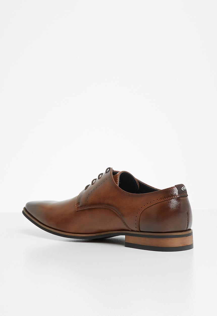 Gino Paoli - Square toe welt lace up - brown