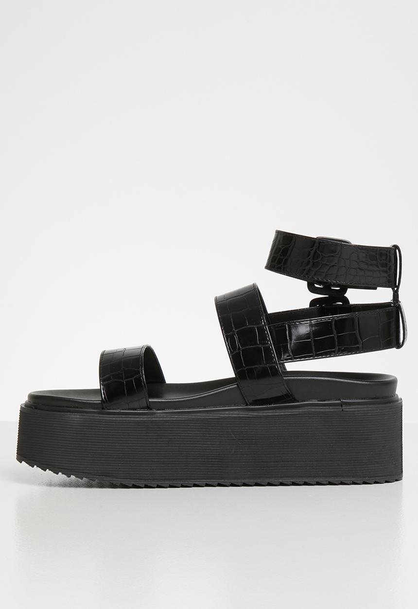 Public Desire - Kodie flatform sandal - black
