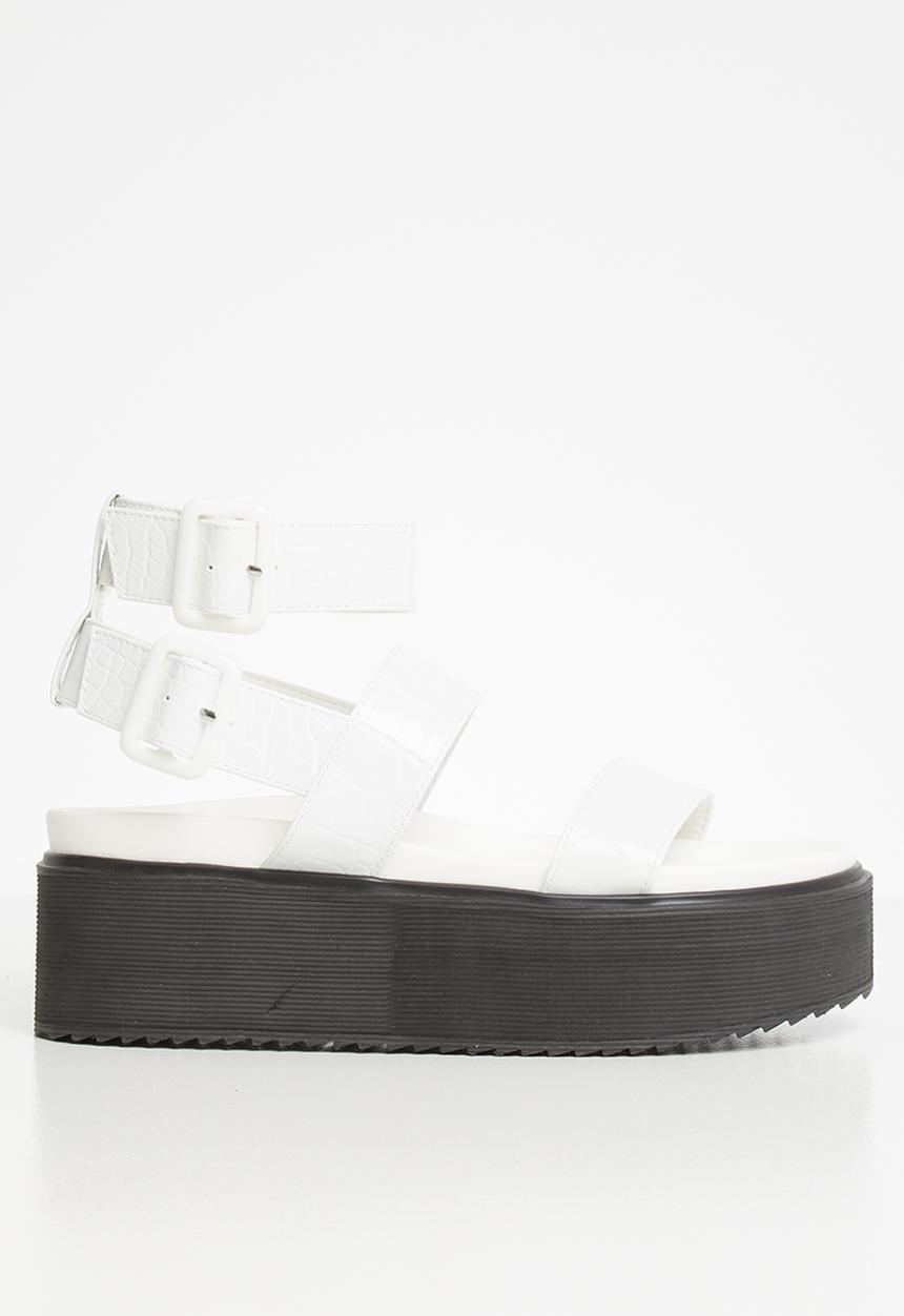 Public Desire - Kodie flatform sandal - white