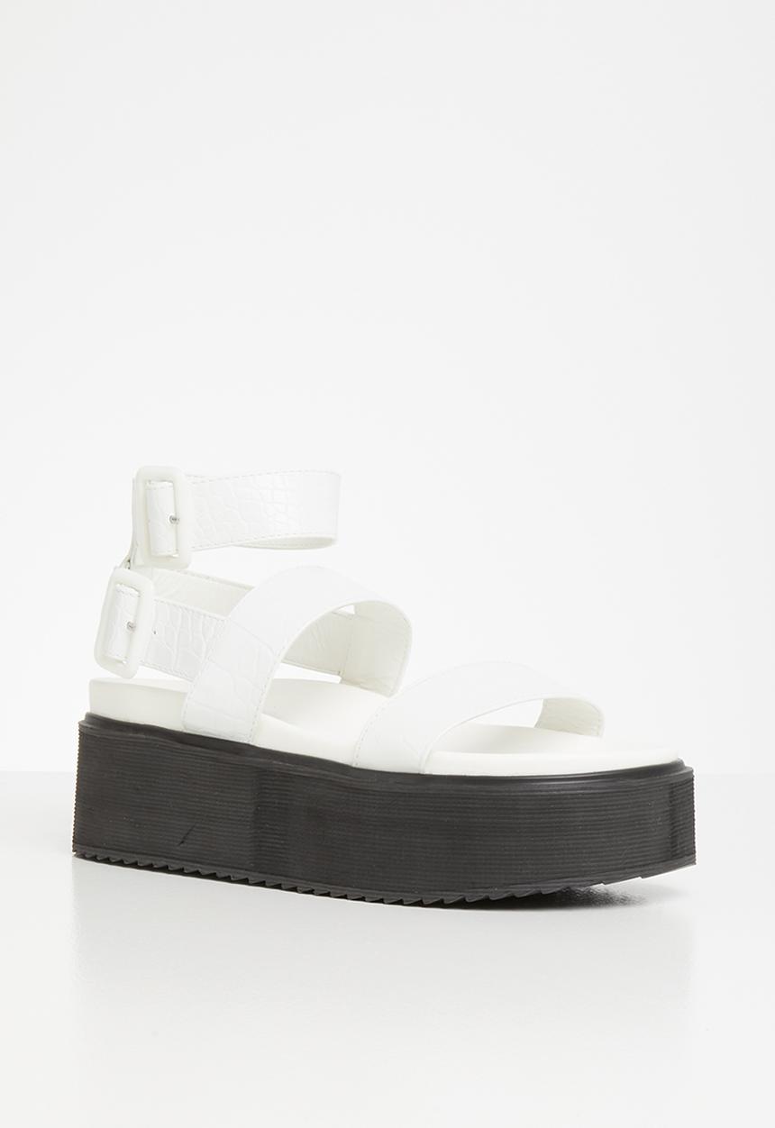 Public Desire - Kodie flatform sandal - white