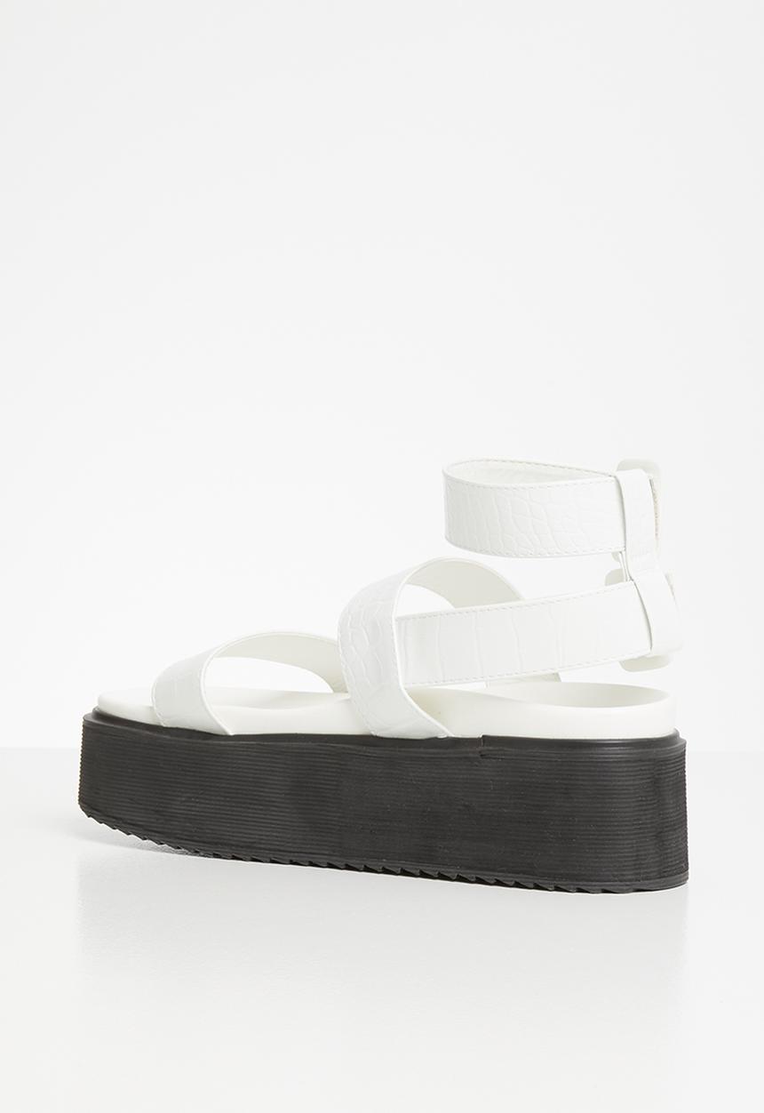 Public Desire - Kodie flatform sandal - white