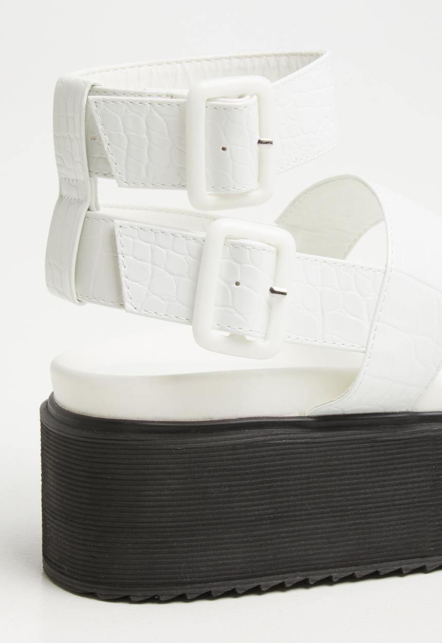 Public Desire - Kodie flatform sandal - white