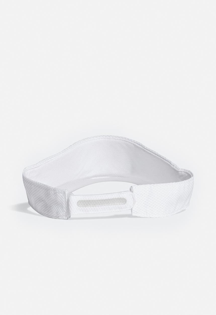 adidas Performance - Run visor a.r. - white/white/reflective silver