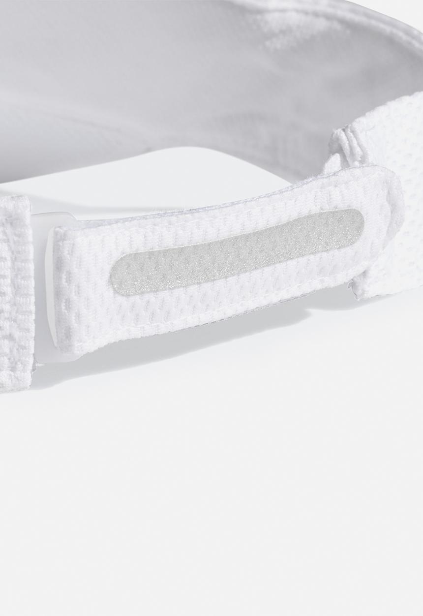 adidas Performance - Run visor a.r. - white/white/reflective silver