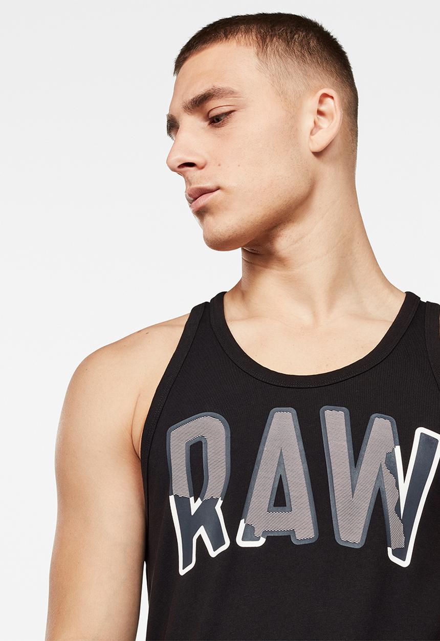 G-STAR - Multi layer raw GR tank - black