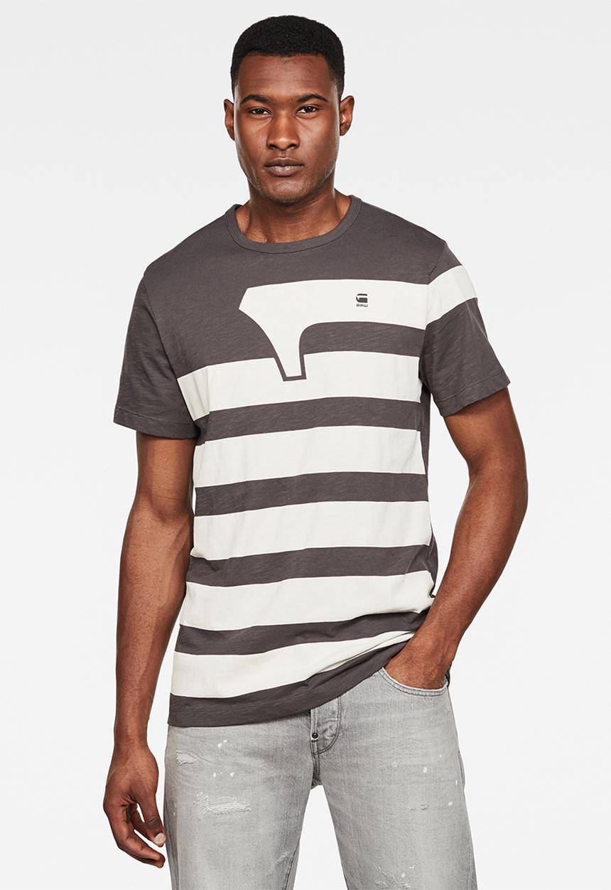 G-STAR - One stripes GR tee - grey