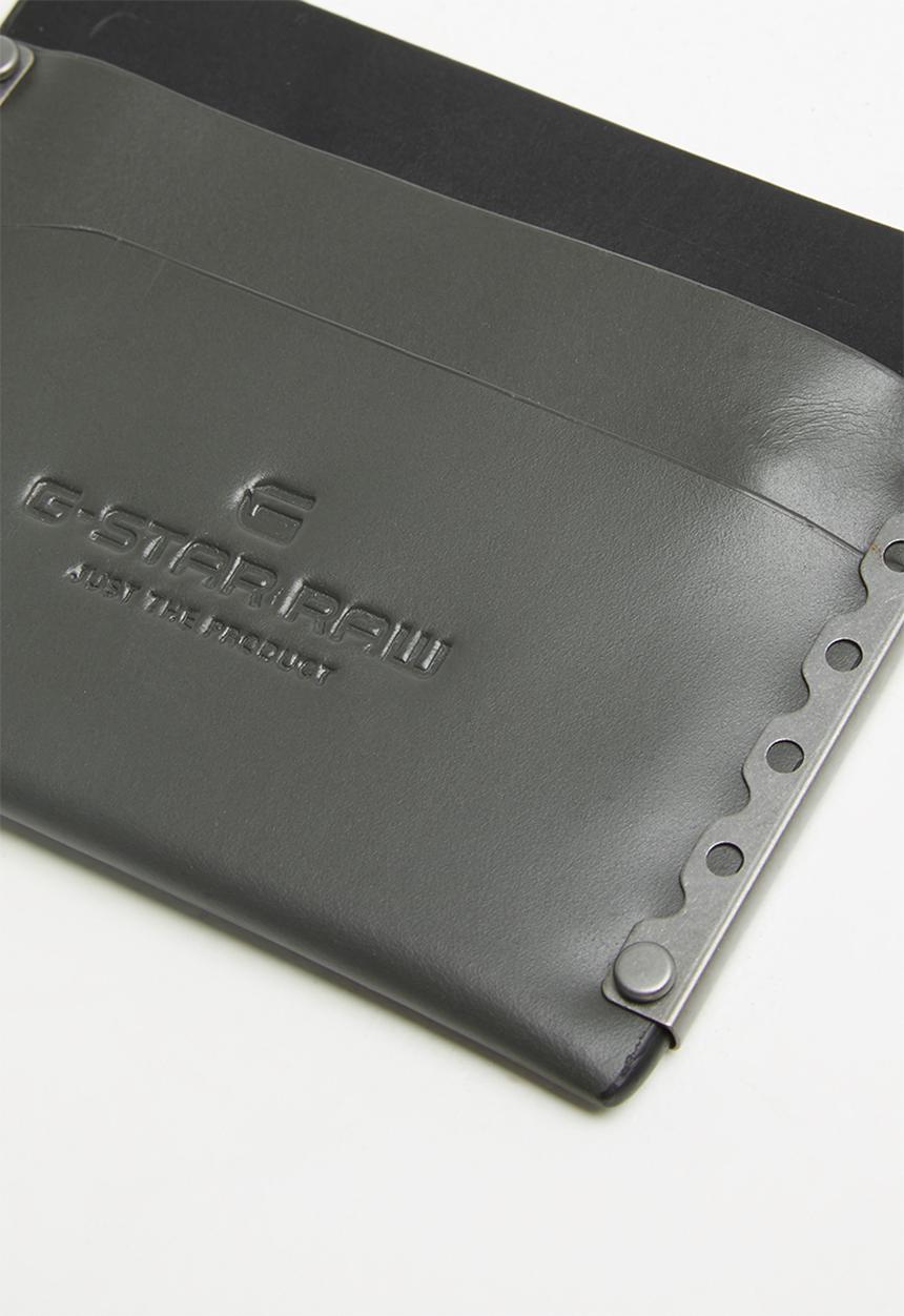 G-STAR - Axler cc holder leather - black