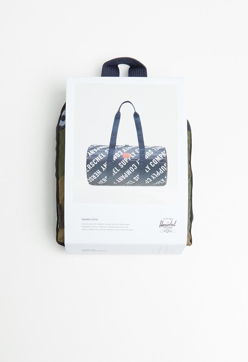 Herschel Supply Co. - Packable roll call duffle - peacoat woodland camo